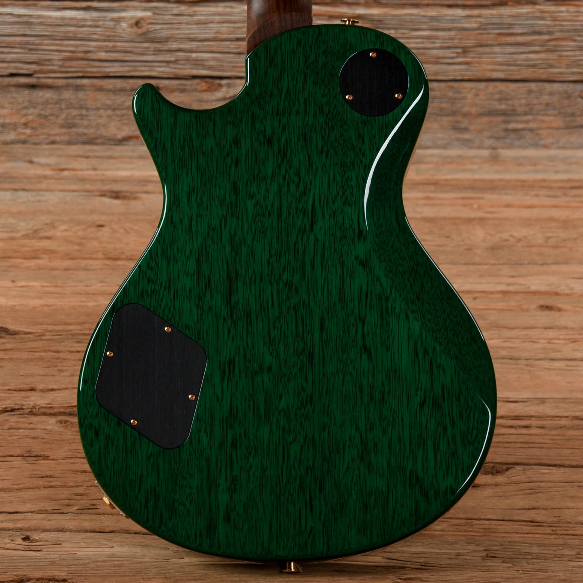 PRS Wood Library McCarty 594 Singlecut Semi-Hollow Flame Blue Green Top/Back w/Ebony Fingerboard & Rosewood Neck 2022 Electric Guitars / Semi-Hollow