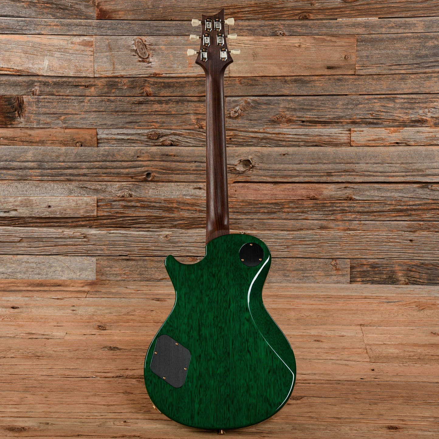 PRS Wood Library McCarty 594 Singlecut Semi-Hollow Flame Blue Green Top/Back w/Ebony Fingerboard & Rosewood Neck 2022 Electric Guitars / Semi-Hollow