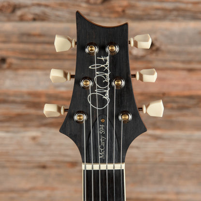 PRS Wood Library McCarty 594 Singlecut Semi-Hollow Flame Blue Green Top/Back w/Ebony Fingerboard & Rosewood Neck 2022 Electric Guitars / Semi-Hollow