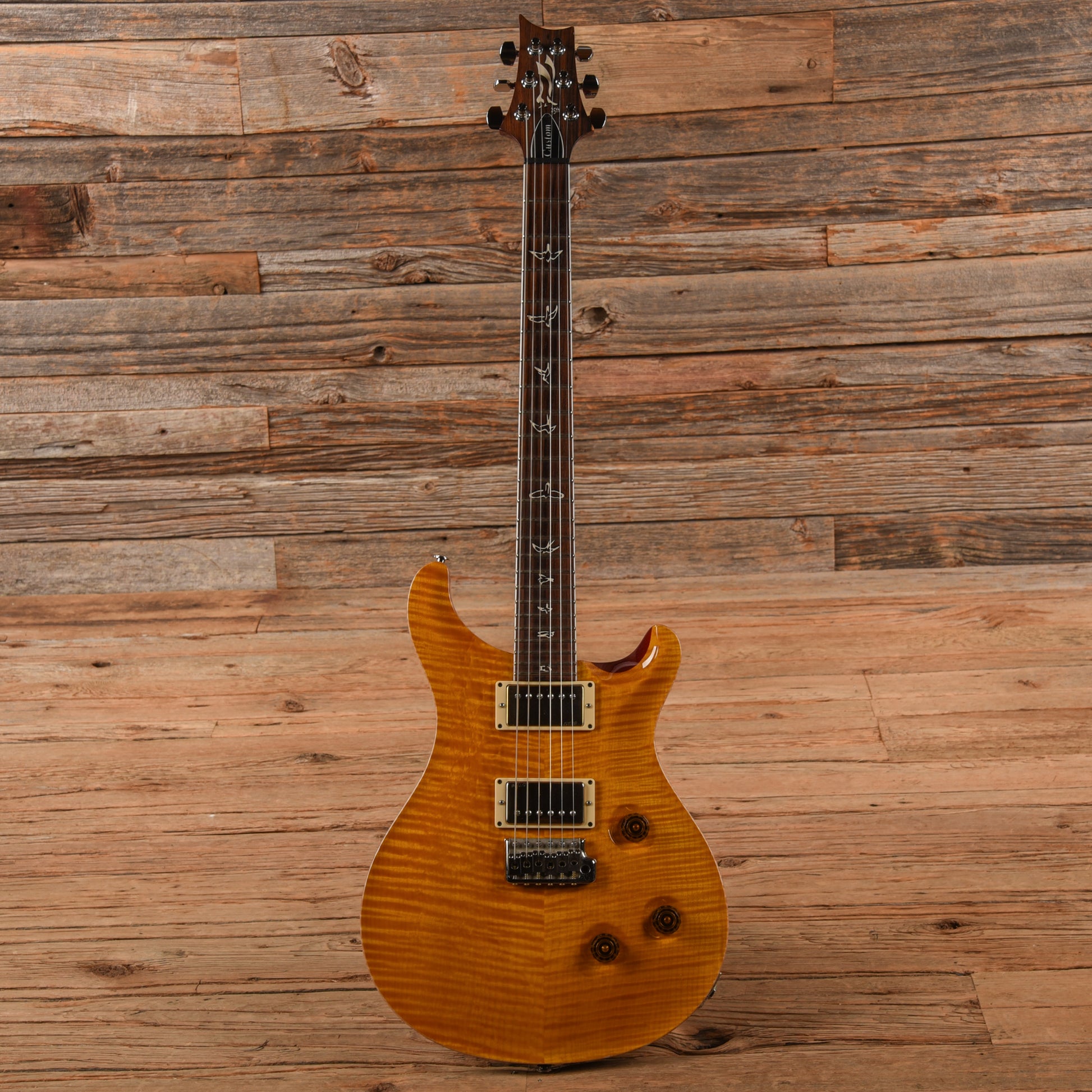 PRS 25th Anniversary Custom 24 10-Top Amber 2010 Electric Guitars / Solid Body