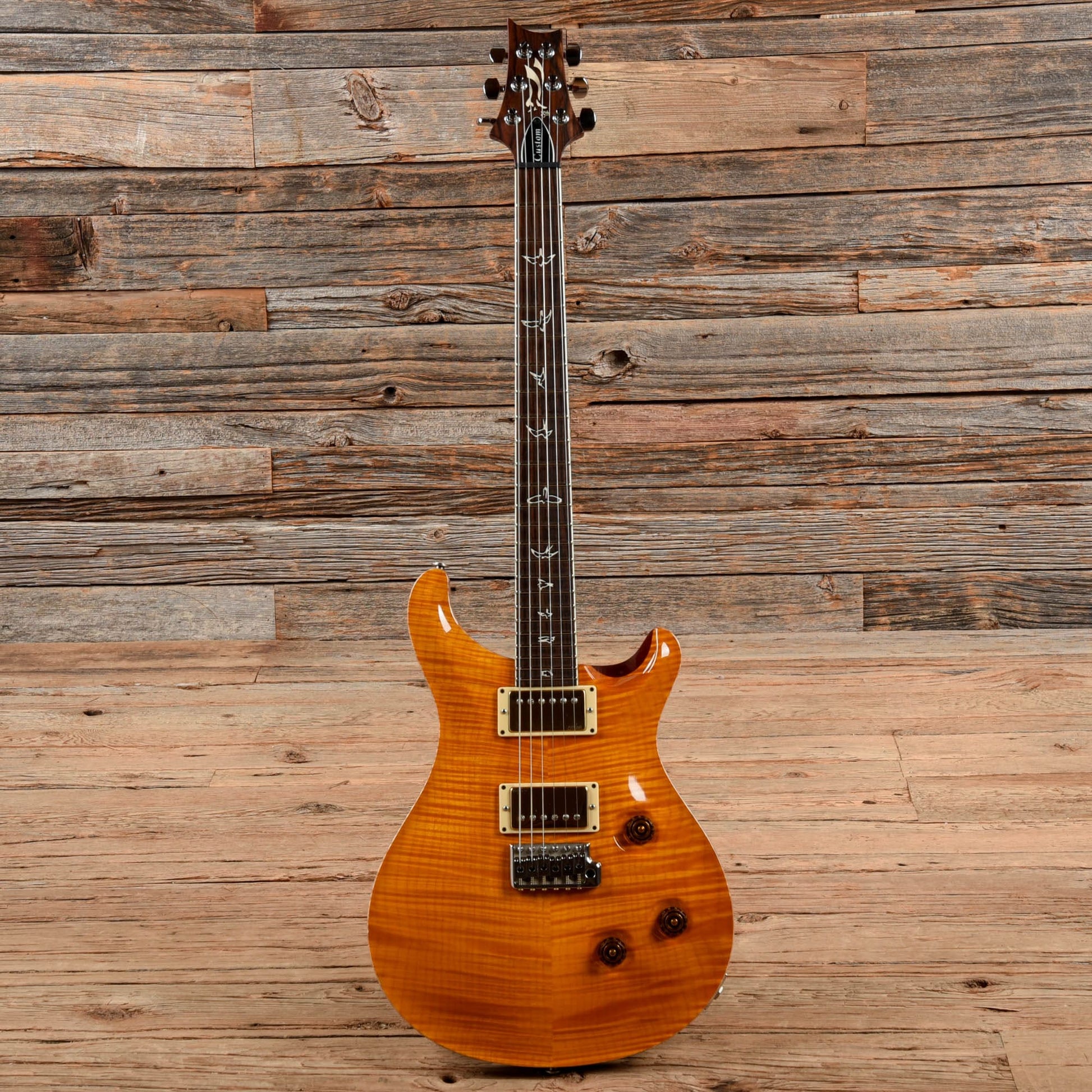 PRS 25th Anniversary Custom 24 10-Top Amber 2010 Electric Guitars / Solid Body