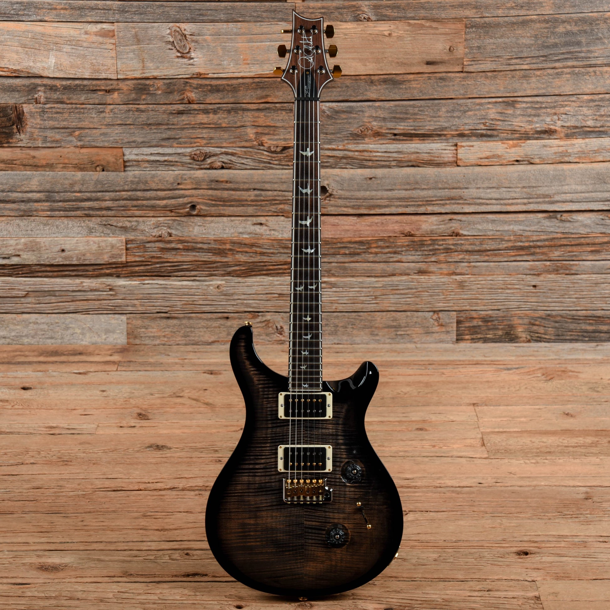 PRS 30th Anniversary Custom 24 10-Top Gray Black 2015 Electric Guitars / Solid Body