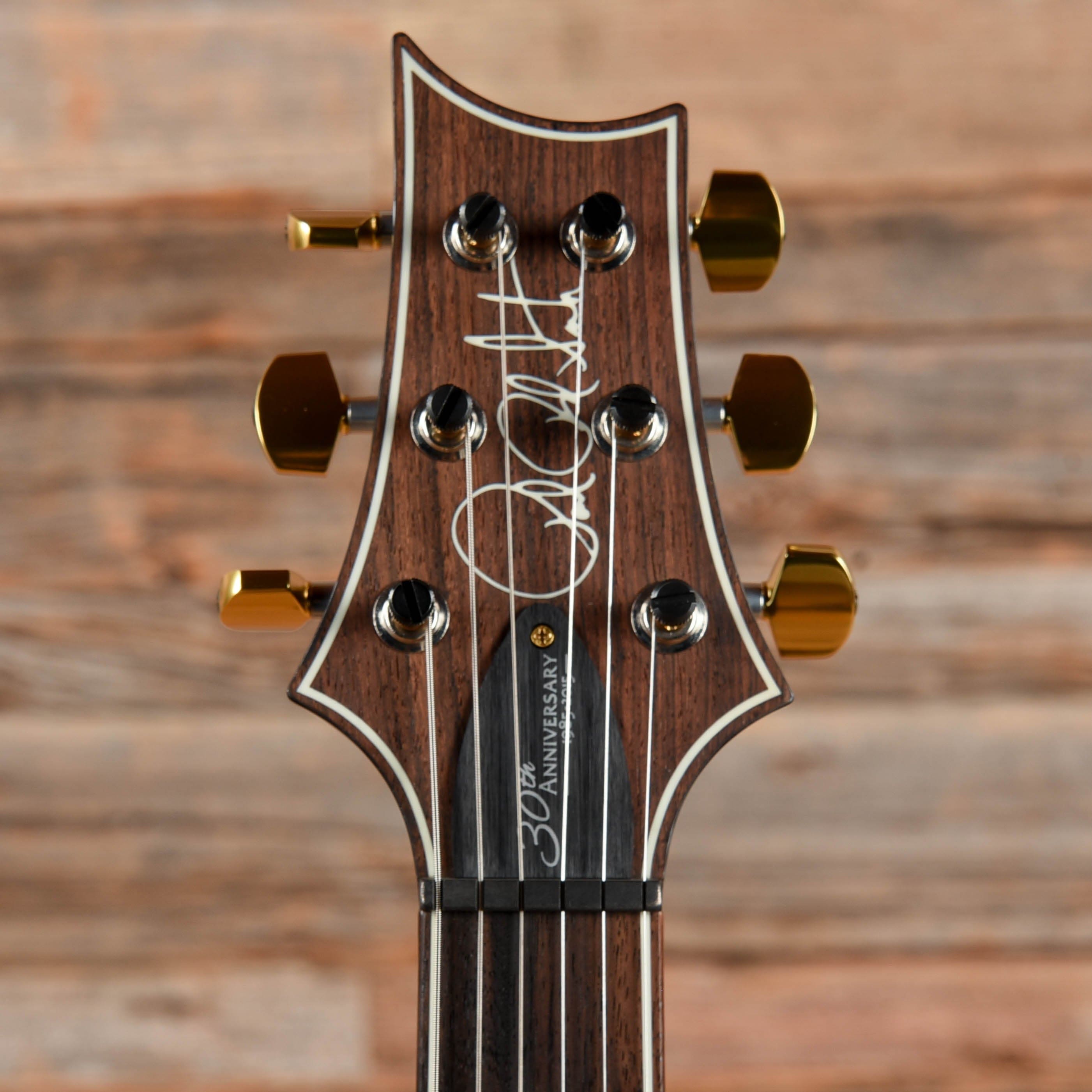 PRS 30th Anniversary Custom 24 10-Top Gray Black 2015 Electric Guitars / Solid Body