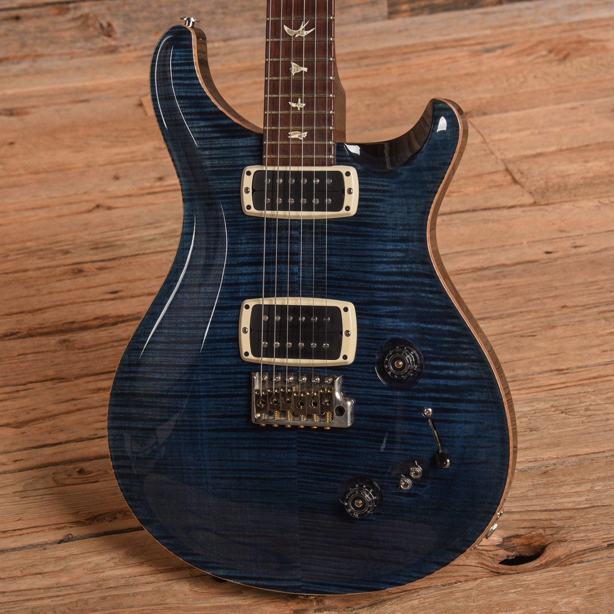 PRS 408 10-Top Transparent Blue 2013 Electric Guitars / Solid Body