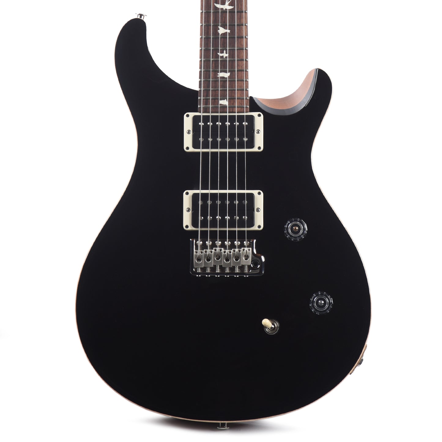 PRS CE 24 Black Top w/Natural Back Electric Guitars / Solid Body
