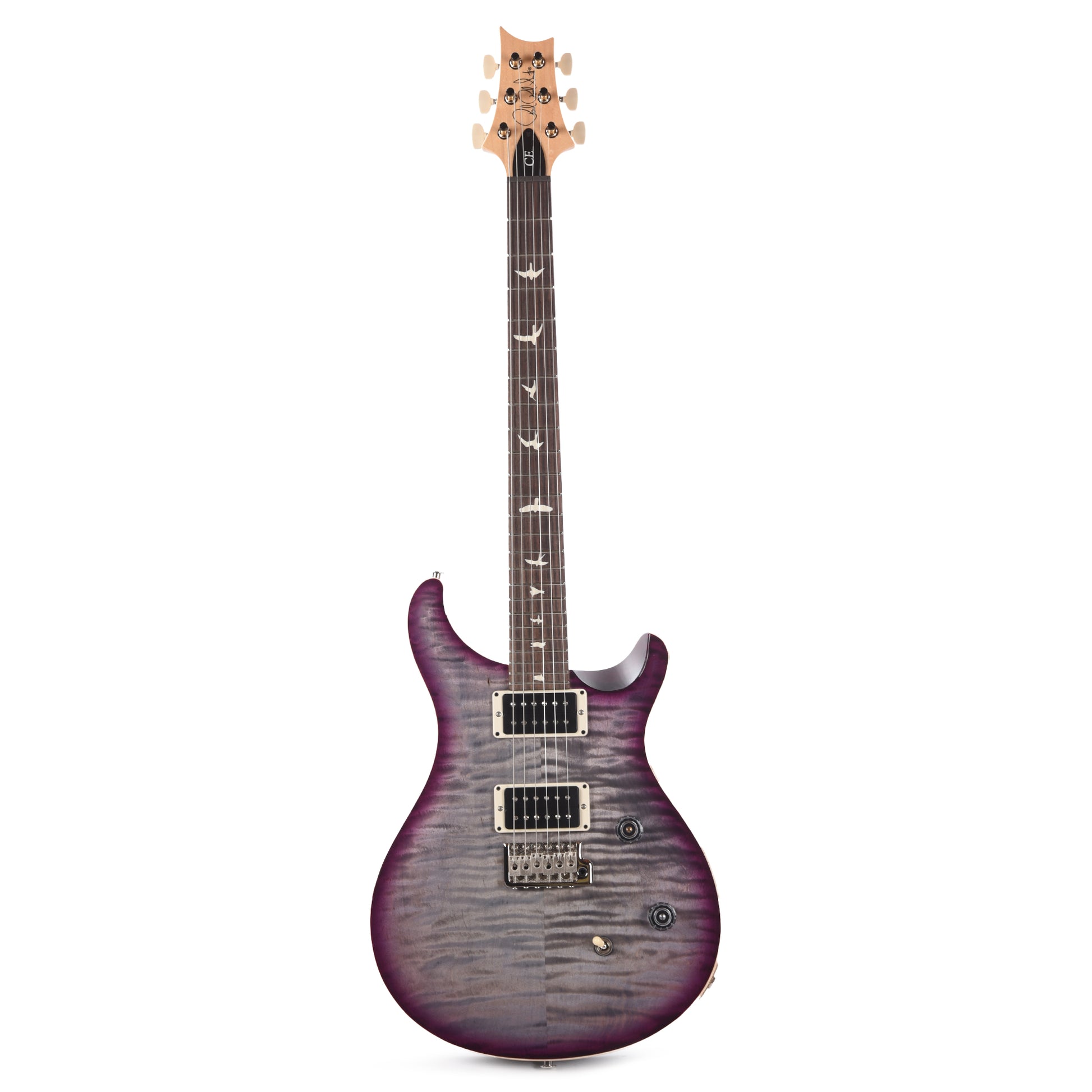 PRS CE 24 Faded Gray Black Purple Burst Electric Guitars / Solid Body