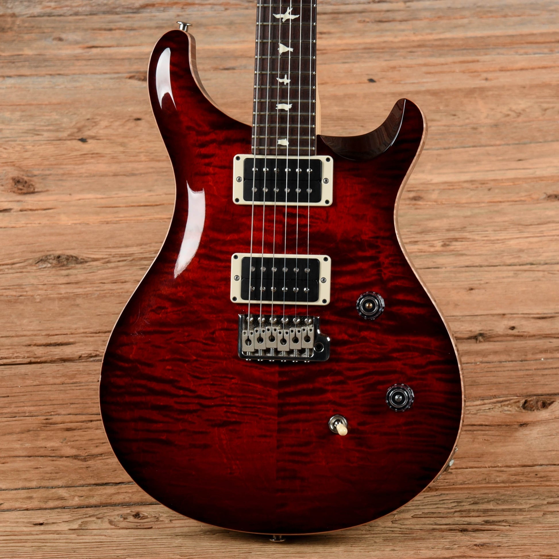 PRS CE 24 Fire Red Burst 2024 Electric Guitars / Solid Body