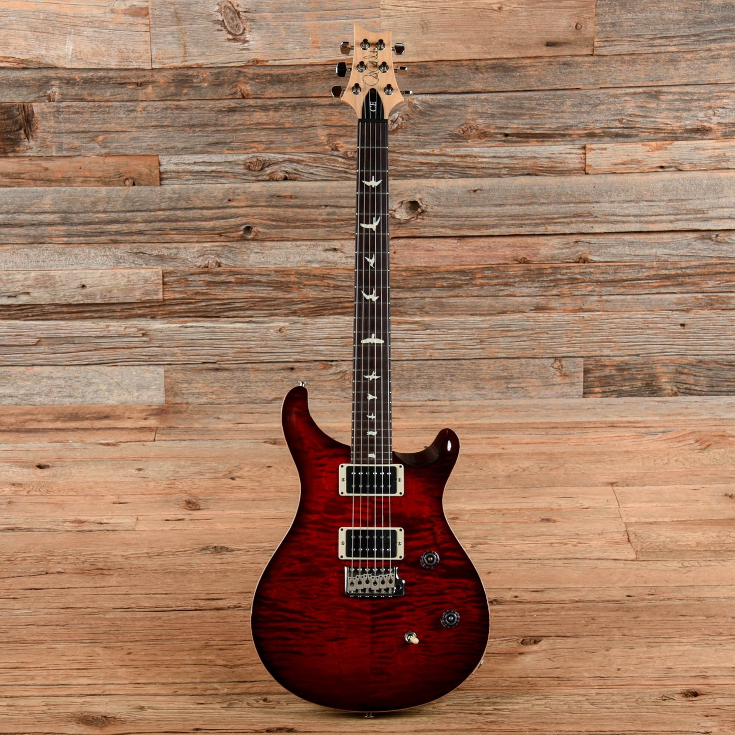 PRS CE 24 Fire Red Burst 2024 Electric Guitars / Solid Body