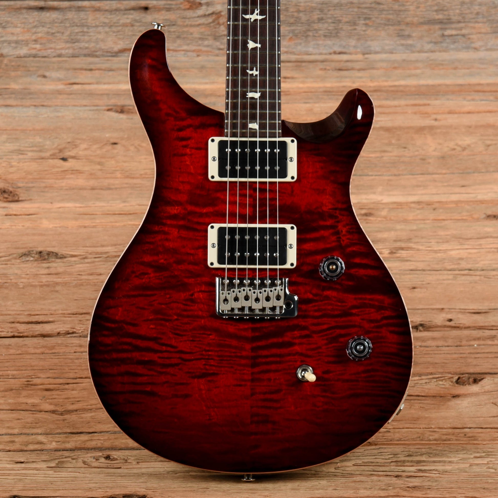 PRS CE 24 Fire Red Burst 2024 Electric Guitars / Solid Body
