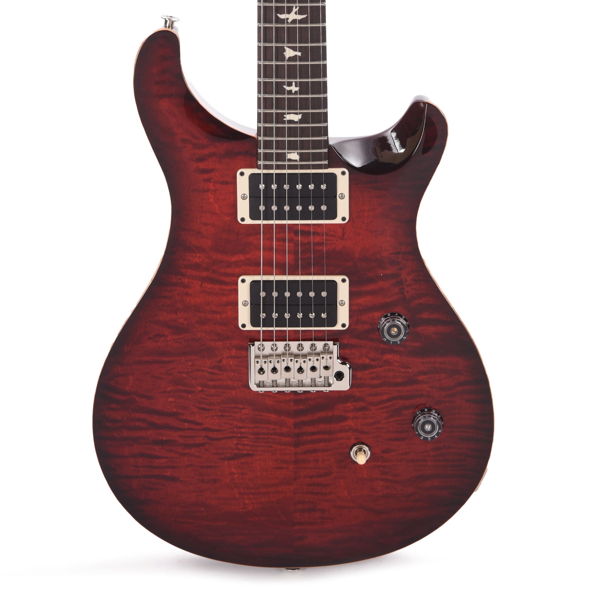 PRS CE 24 Fire Red Burst Electric Guitars / Solid Body