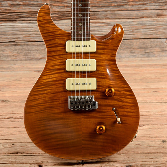 PRS Custom 22 Soapbar 10-Top w/Moons Amber 1999 Electric Guitars / Solid Body