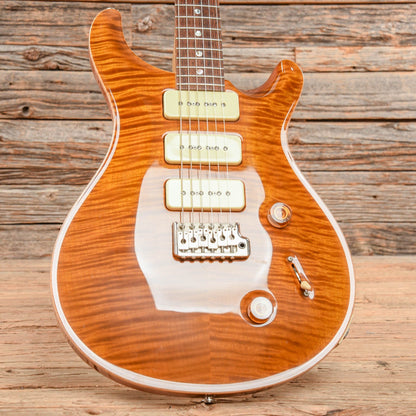 PRS Custom 22 Soapbar 10-Top w/Moons Amber 1999 Electric Guitars / Solid Body