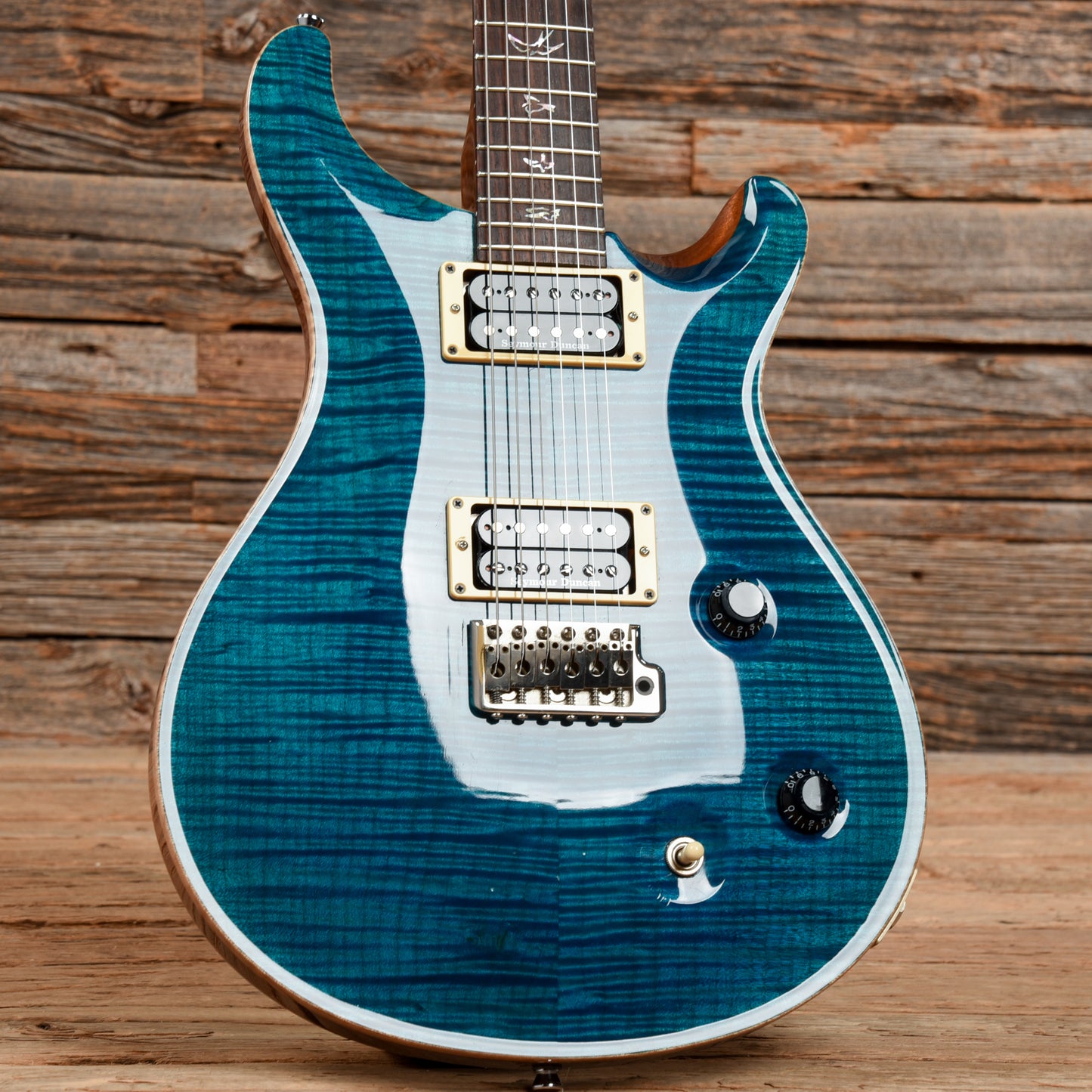 PRS Custom 22 Tremolo 10-Top Blue 2008 Electric Guitars / Solid Body