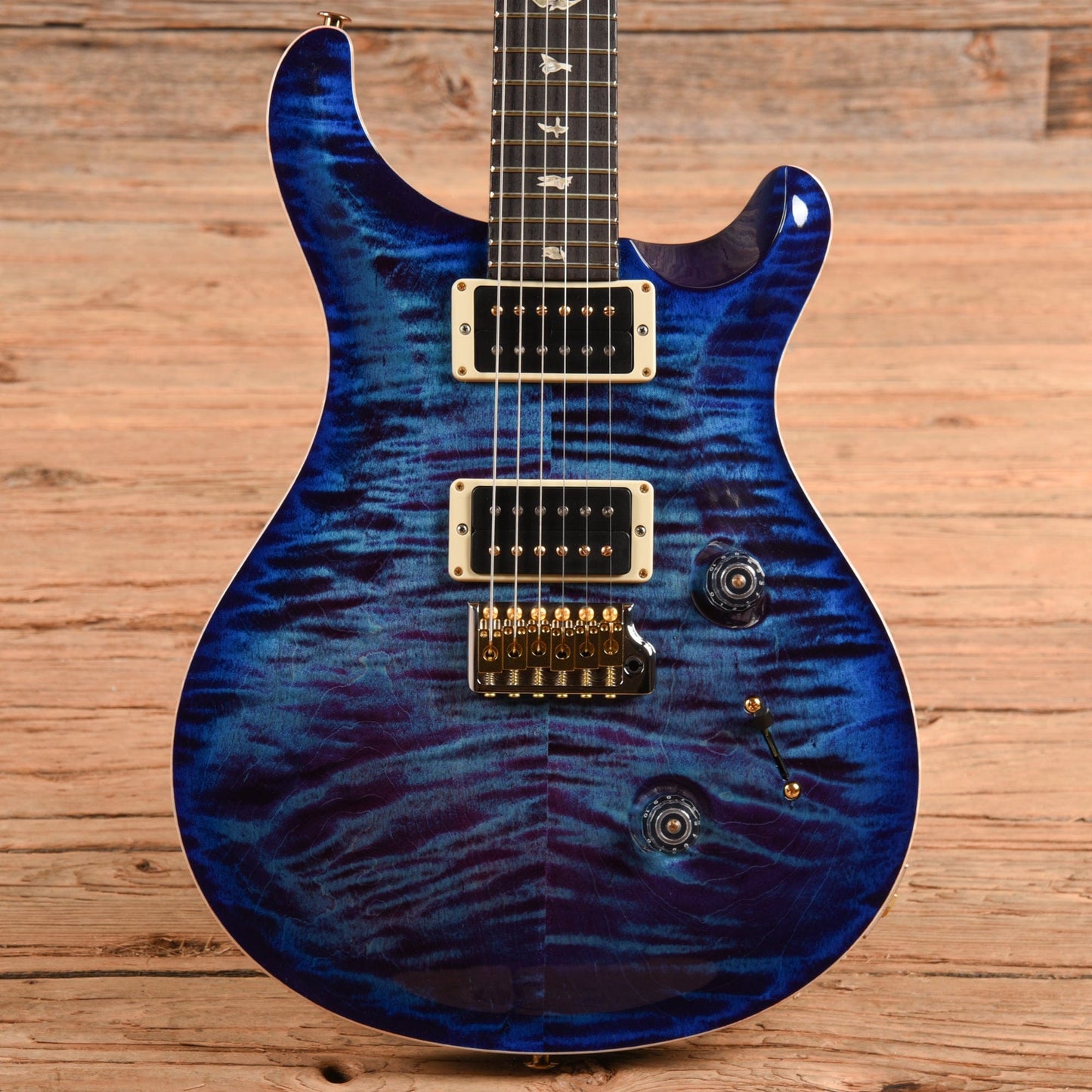PRS Custom 24 10-Top Aquabluex Purple Burst 2022 Electric Guitars / Solid Body