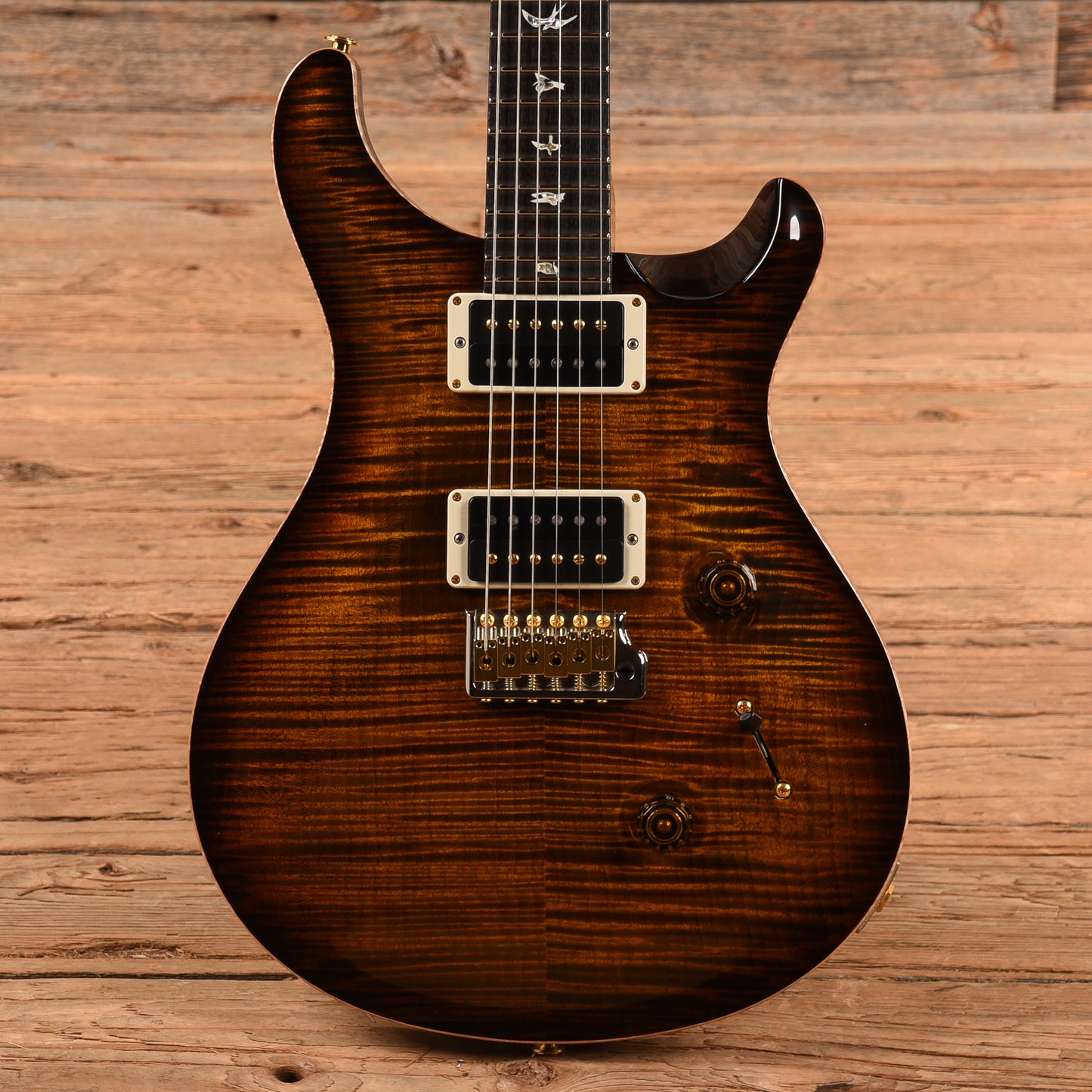 PRS Custom 24 10-Top Black Gold Burst 2020 Electric Guitars / Solid Body