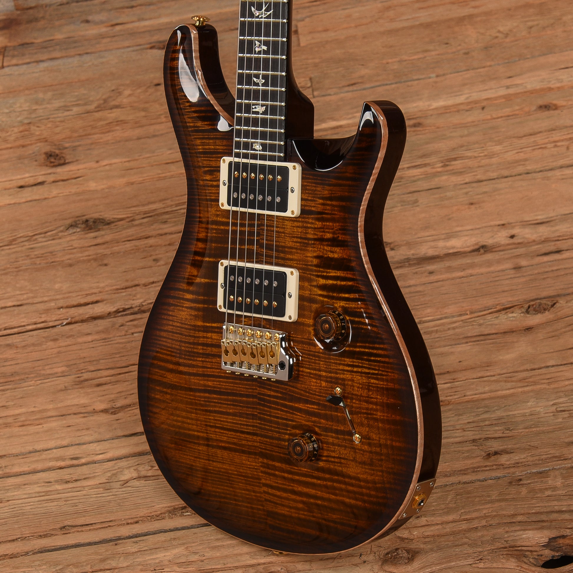 PRS Custom 24 10-Top Black Gold Burst 2020 Electric Guitars / Solid Body