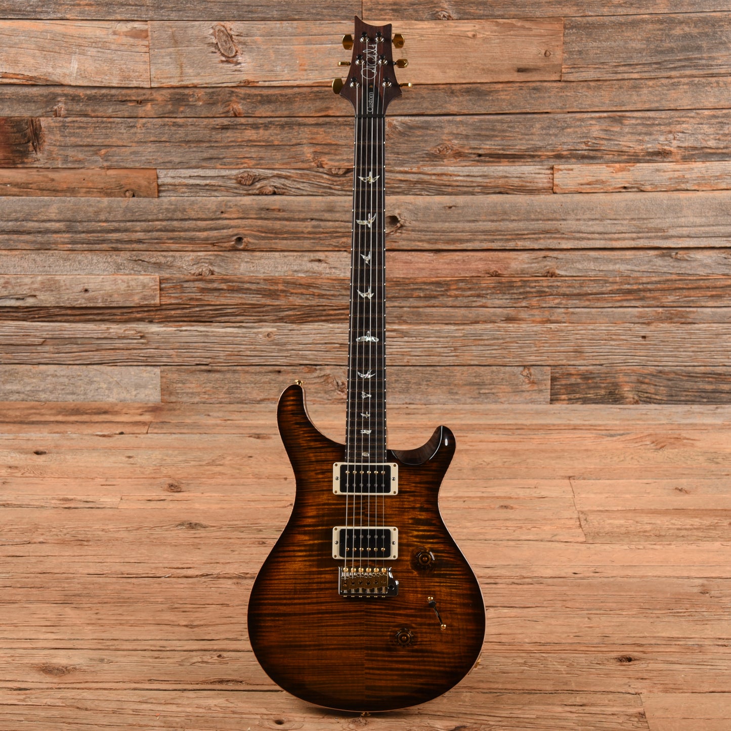 PRS Custom 24 10-Top Black Gold Burst 2020 Electric Guitars / Solid Body