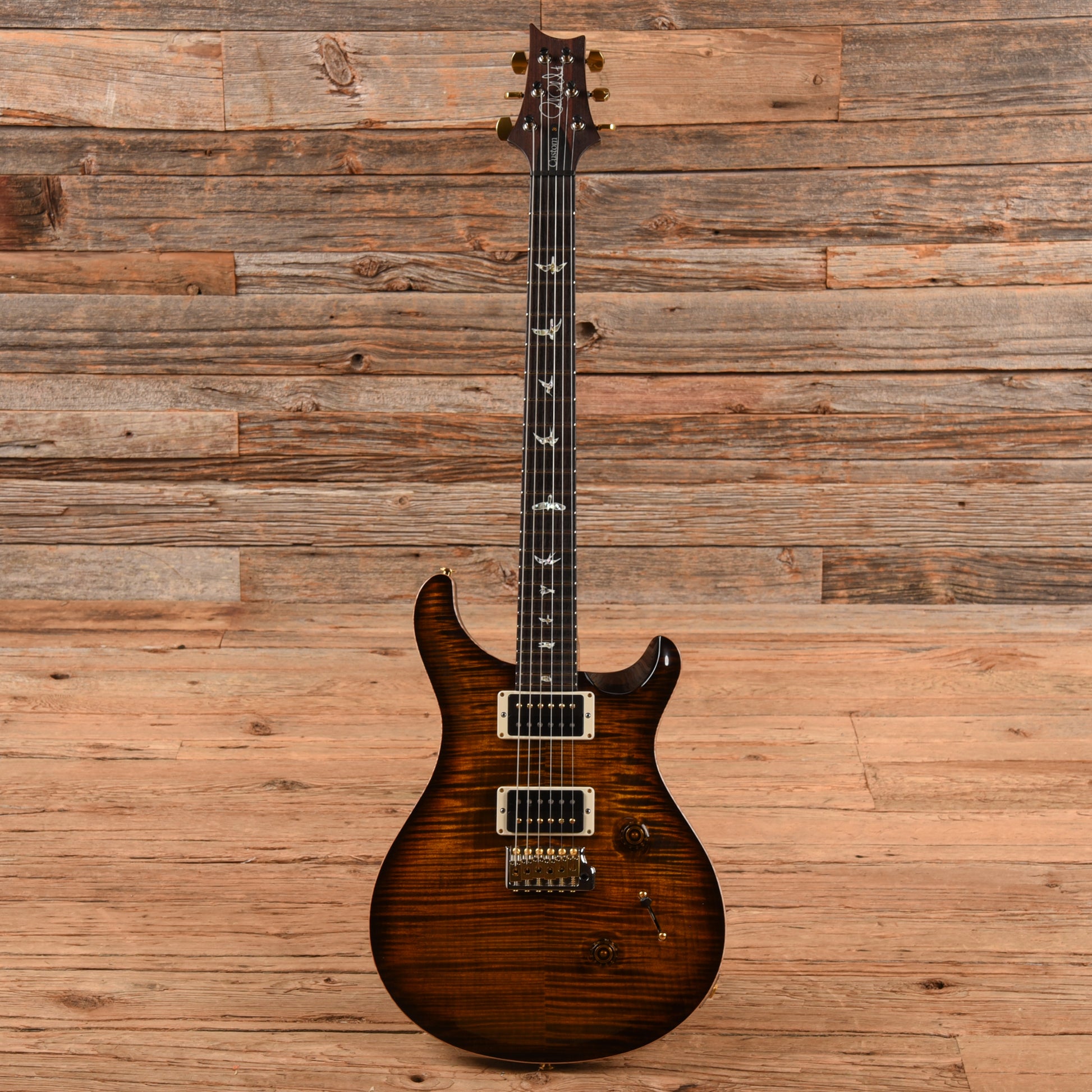 PRS Custom 24 10-Top Black Gold Burst 2020 Electric Guitars / Solid Body