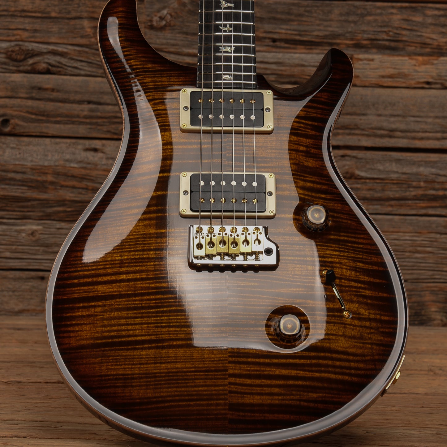 PRS Custom 24 10-Top Black Gold Burst 2020 Electric Guitars / Solid Body