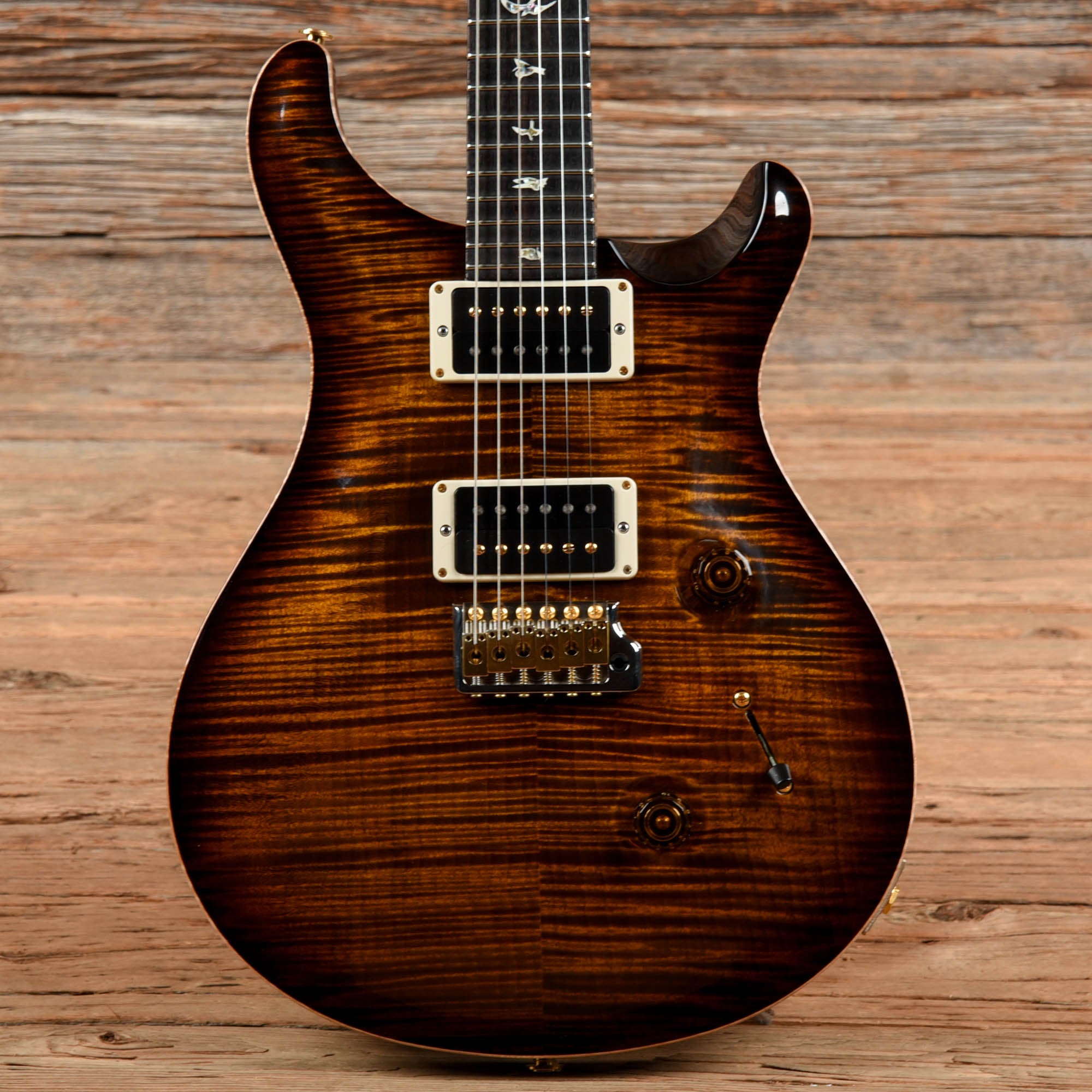 PRS Custom 24 10-Top Black Gold Burst 2020 Electric Guitars / Solid Body