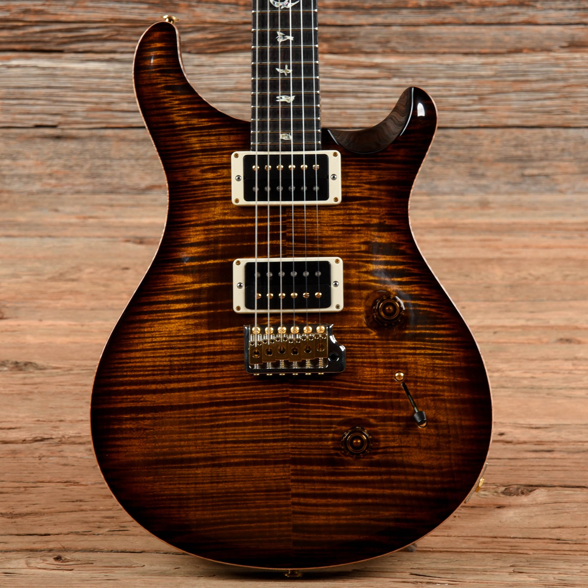 PRS Custom 24 10-Top Black Gold Burst 2020 Electric Guitars / Solid Body