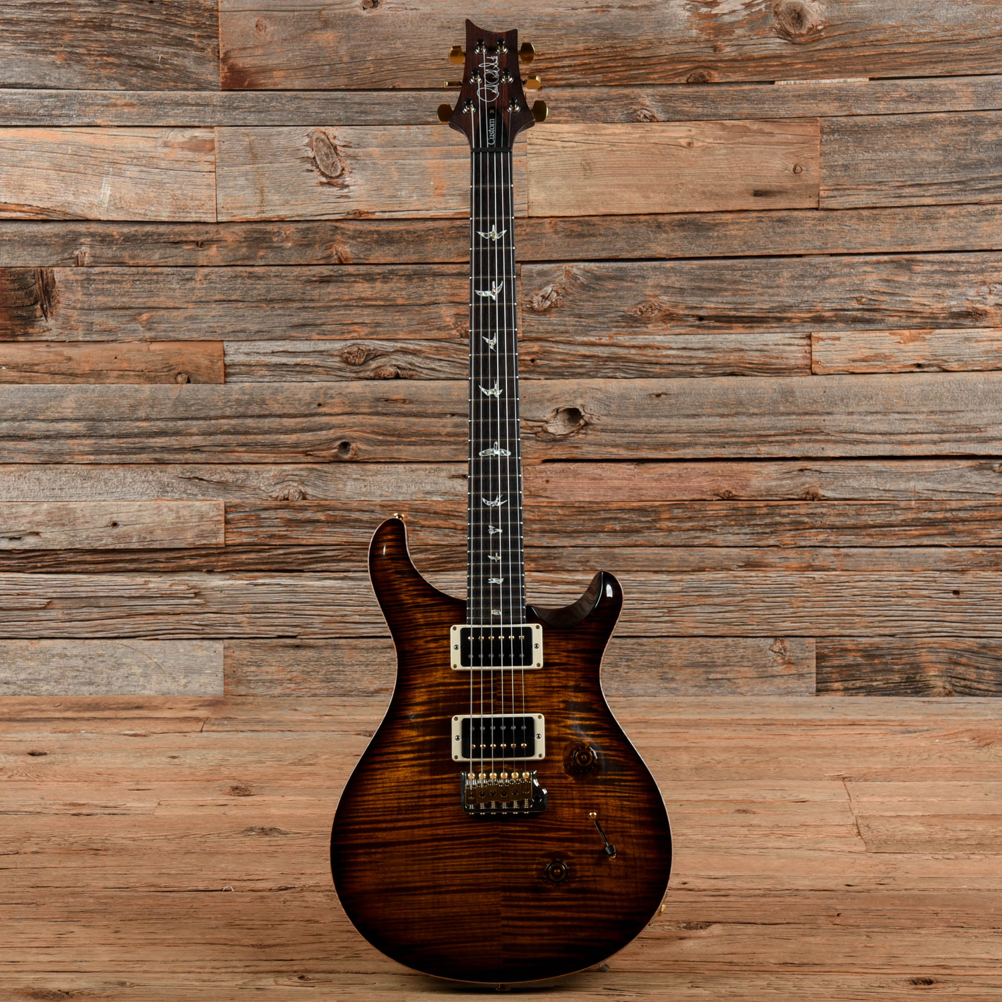 PRS Custom 24 10-Top Black Gold Burst 2020 Electric Guitars / Solid Body