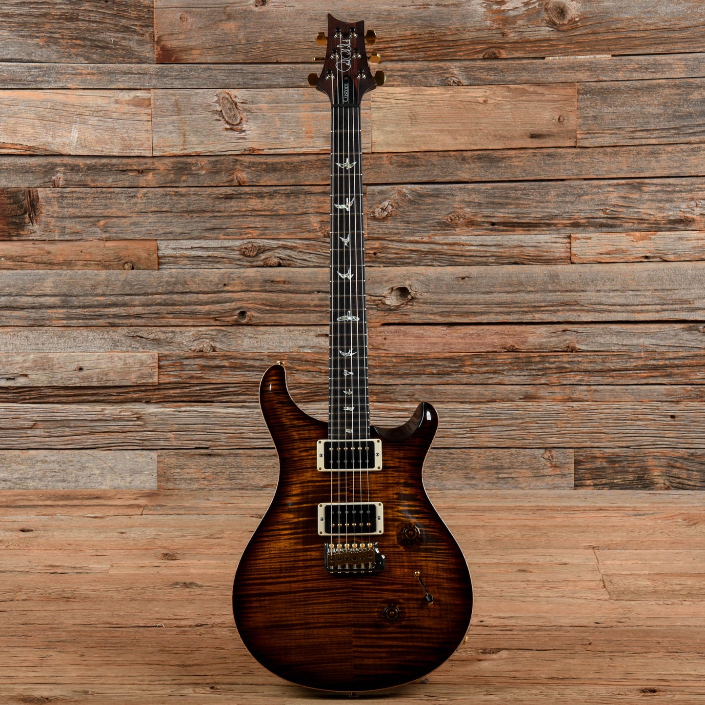 PRS Custom 24 10-Top Black Gold Burst 2020 Electric Guitars / Solid Body