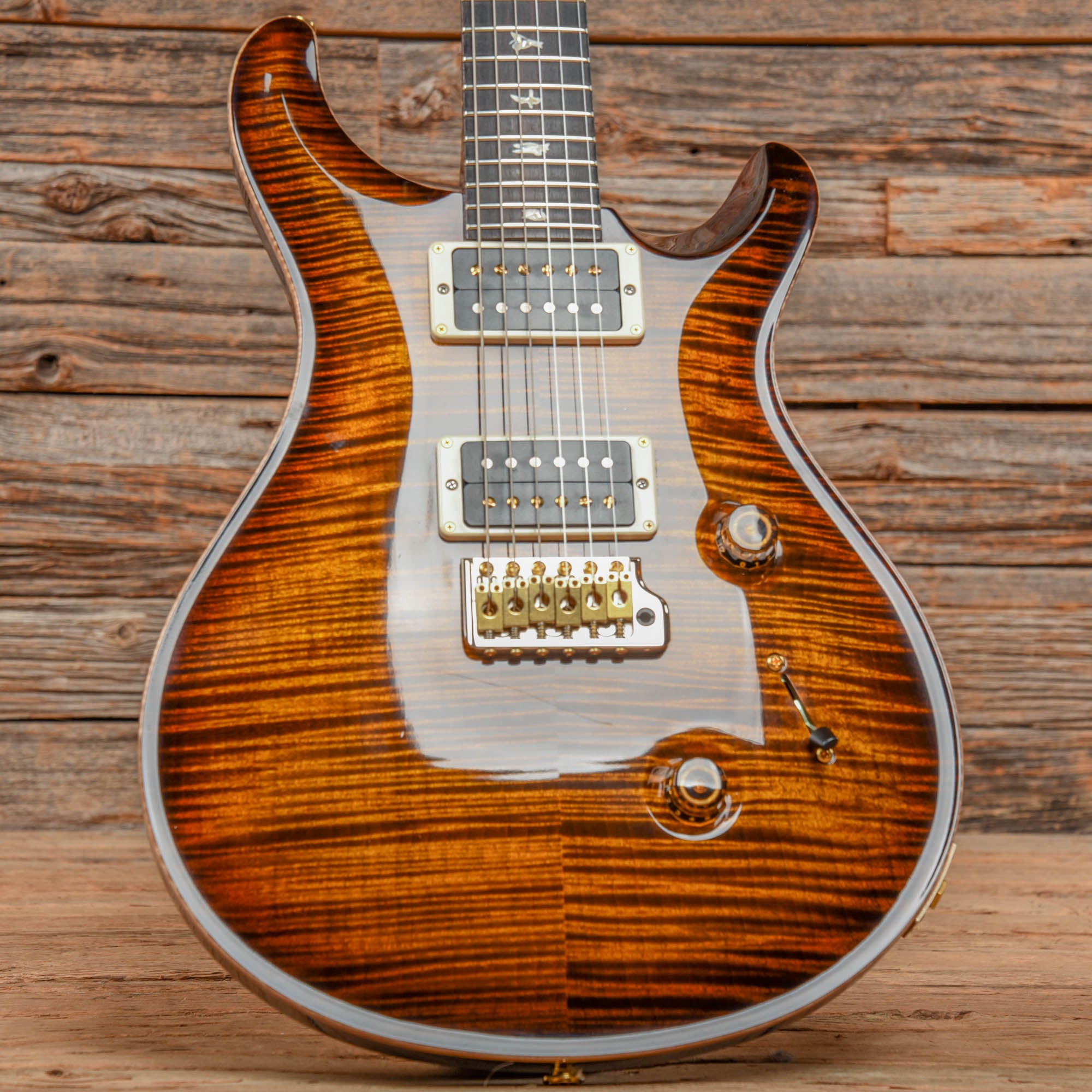 PRS Custom 24 10-Top Black Gold Burst 2020 Electric Guitars / Solid Body