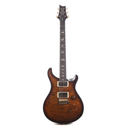 PRS Custom 24 10 Top Black Gold Wraparound Burst Electric Guitars / Solid Body