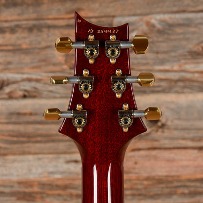 PRS Custom 24 10-Top Cherry Charcoal Burst 2018 LEFTY Electric Guitars / Solid Body