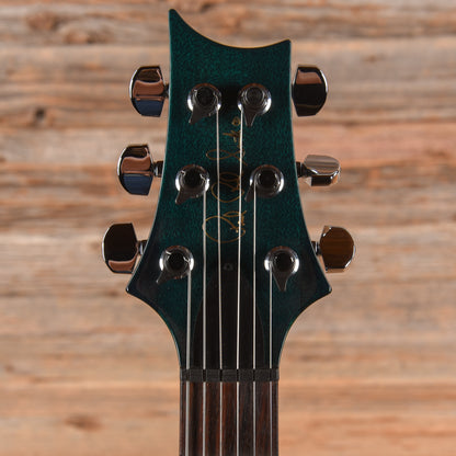 PRS Custom 24 10-Top Emerald Green 1999 Electric Guitars / Solid Body