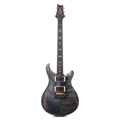PRS Custom 24 10 Top Faded Whale Blue Electric Guitars / Solid Body