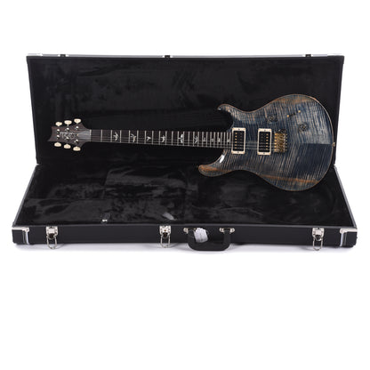 PRS Custom 24 10 Top Faded Whale Blue Electric Guitars / Solid Body