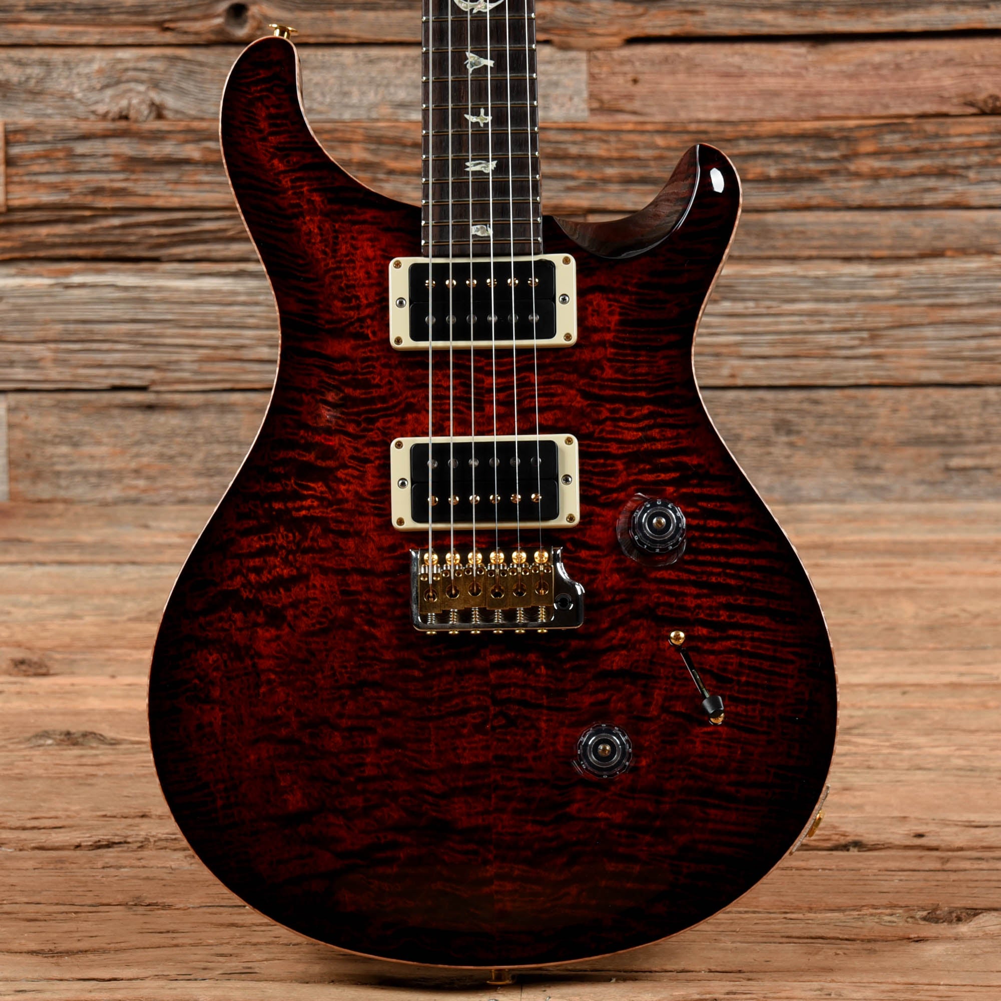 PRS Custom 24 10-Top Fire Red 2022 Electric Guitars / Solid Body