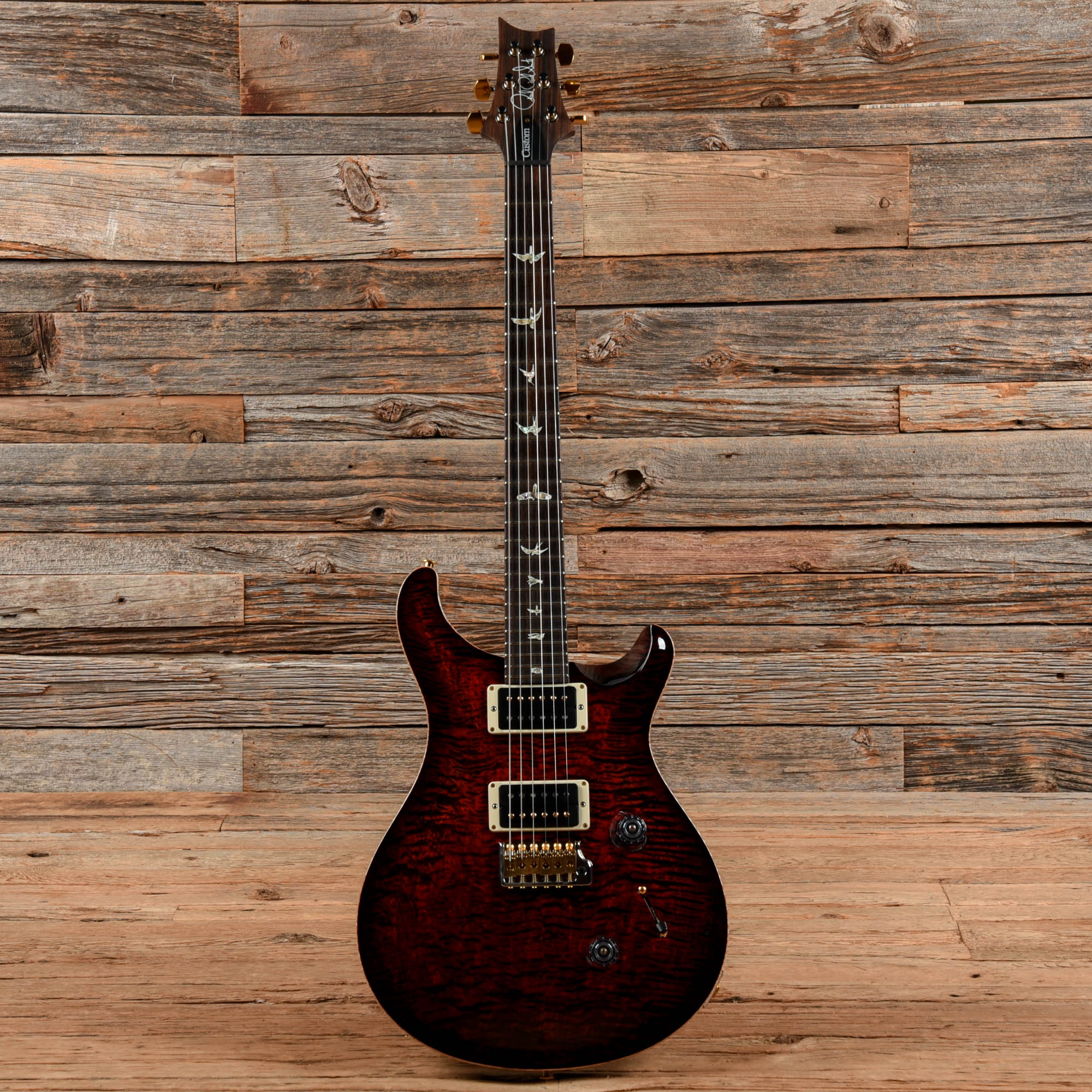 PRS Custom 24 10-Top Fire Red 2022 Electric Guitars / Solid Body
