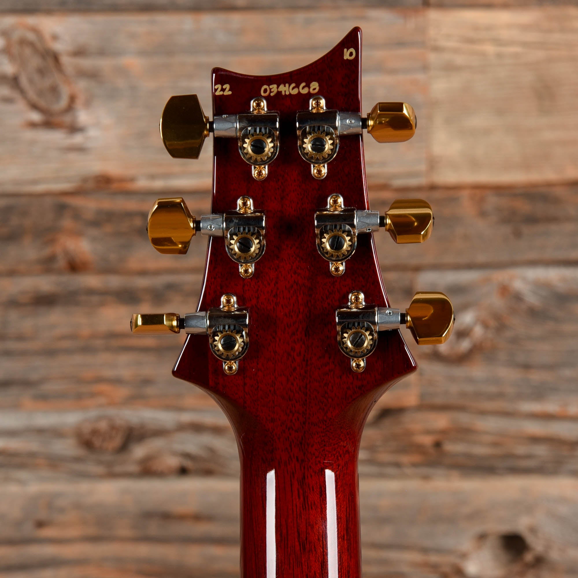 PRS Custom 24 10-Top Fire Red 2022 Electric Guitars / Solid Body
