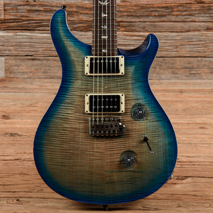 PRS Custom 24 10-Top Makena Blue 2013 Electric Guitars / Solid Body