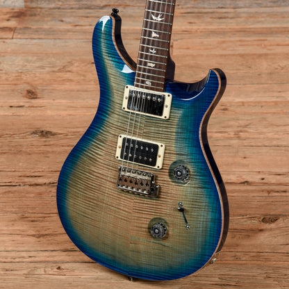 PRS Custom 24 10-Top Makena Blue 2013 Electric Guitars / Solid Body
