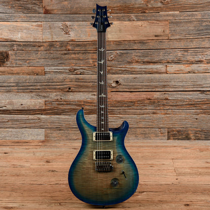 PRS Custom 24 10-Top Makena Blue 2013 Electric Guitars / Solid Body