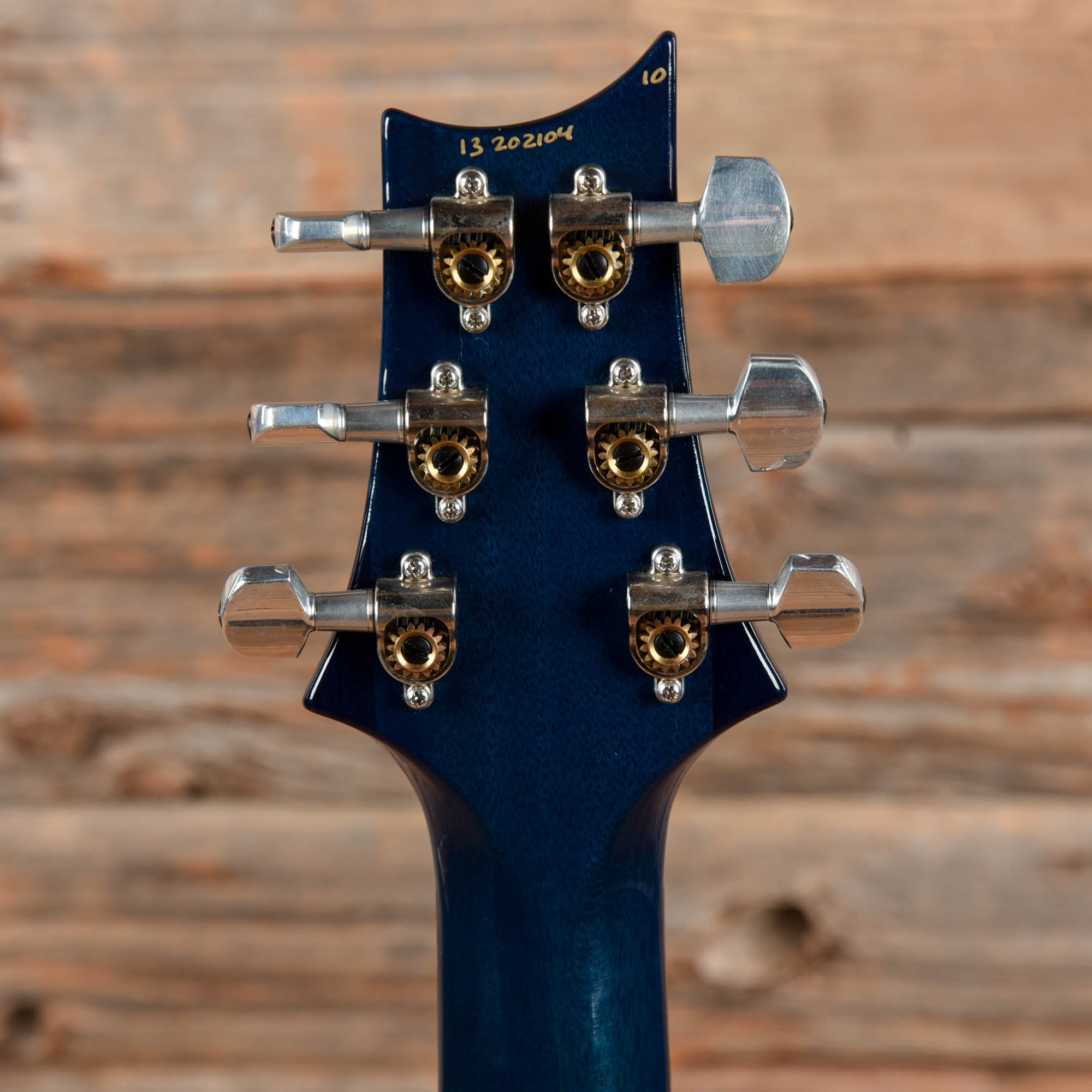 PRS Custom 24 10-Top Makena Blue 2013 Electric Guitars / Solid Body