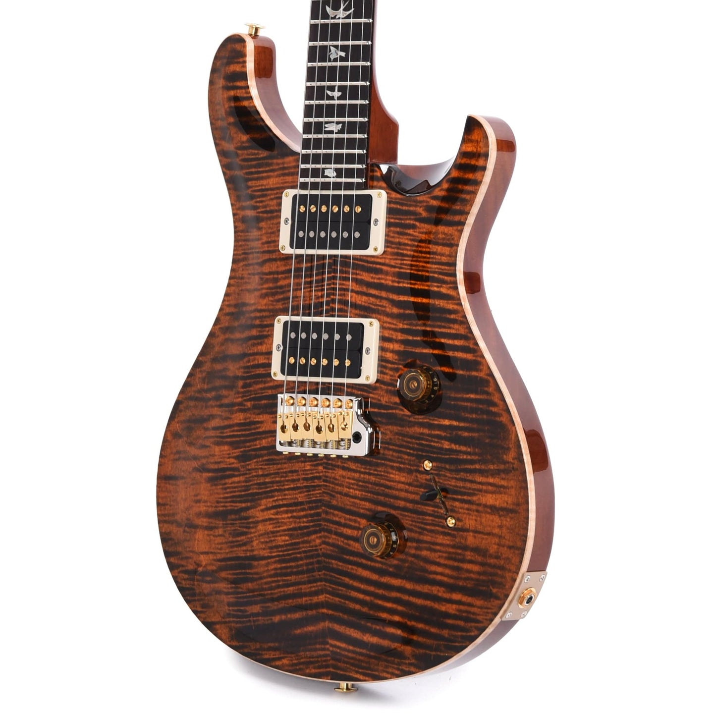 PRS Custom 24 10 Top Orange Tiger Electric Guitars / Solid Body