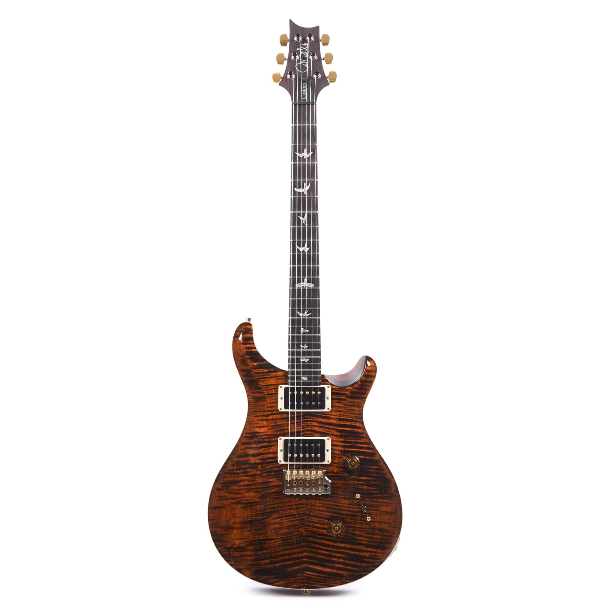 PRS Custom 24 10 Top Orange Tiger Electric Guitars / Solid Body