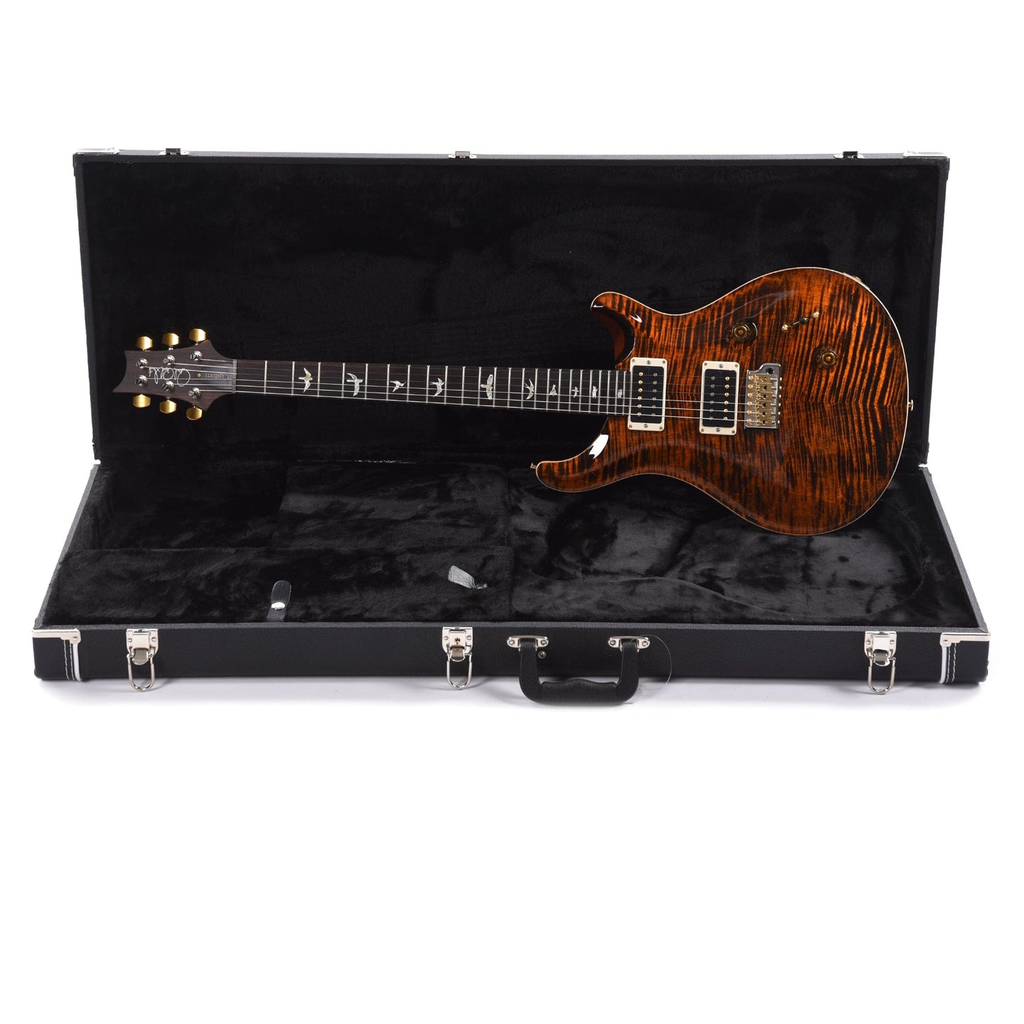 PRS Custom 24 10 Top Orange Tiger Electric Guitars / Solid Body