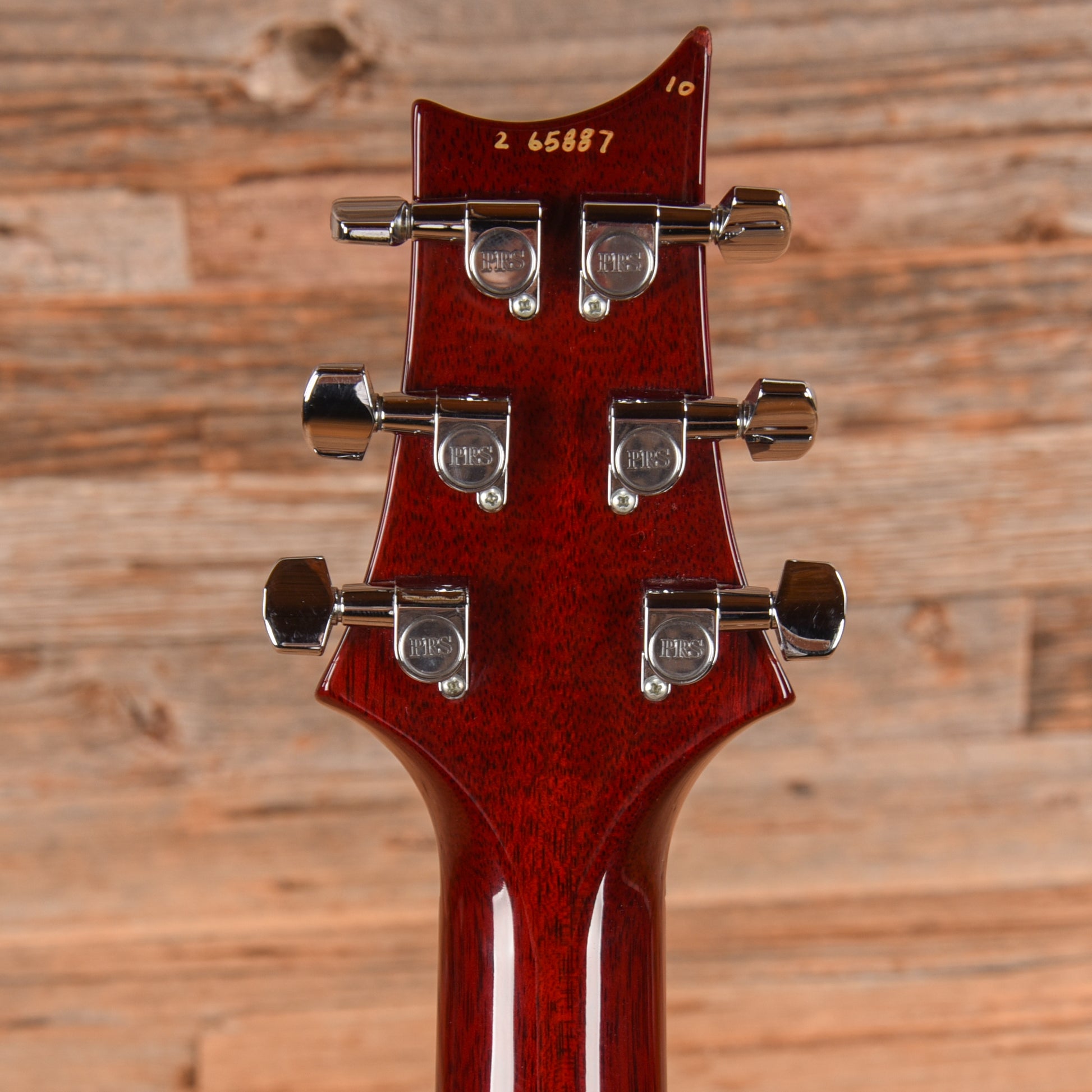 PRS Custom 24 10-Top Scarlet Red 2002 Electric Guitars / Solid Body