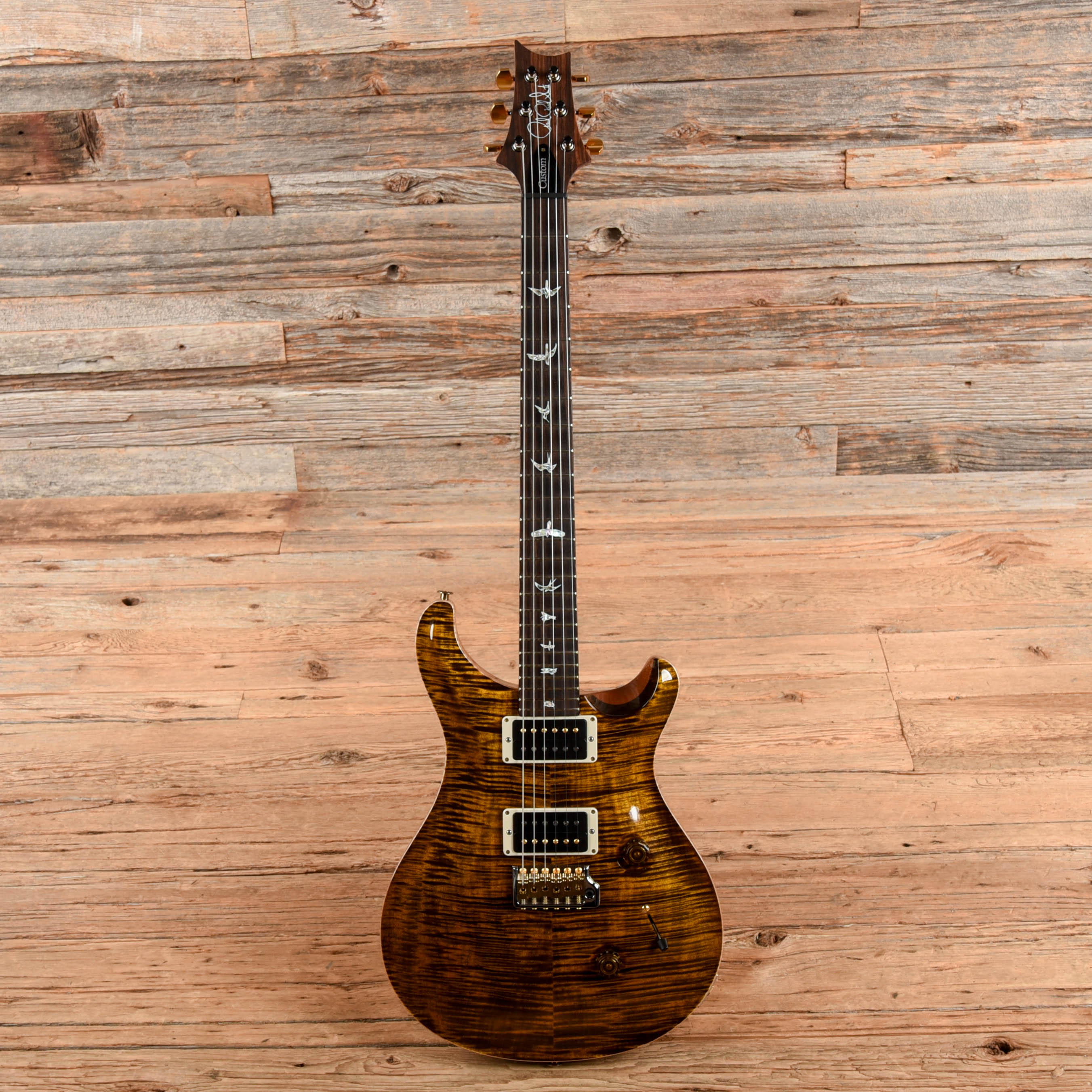 PRS Custom 24 10-Top Yellow Tiger 2023 Electric Guitars / Solid Body
