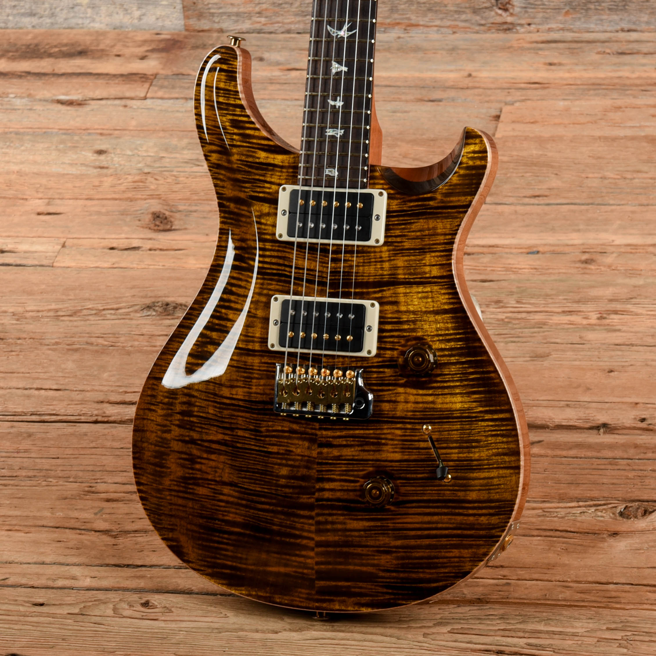 PRS Custom 24 10-Top Yellow Tiger 2023 Electric Guitars / Solid Body