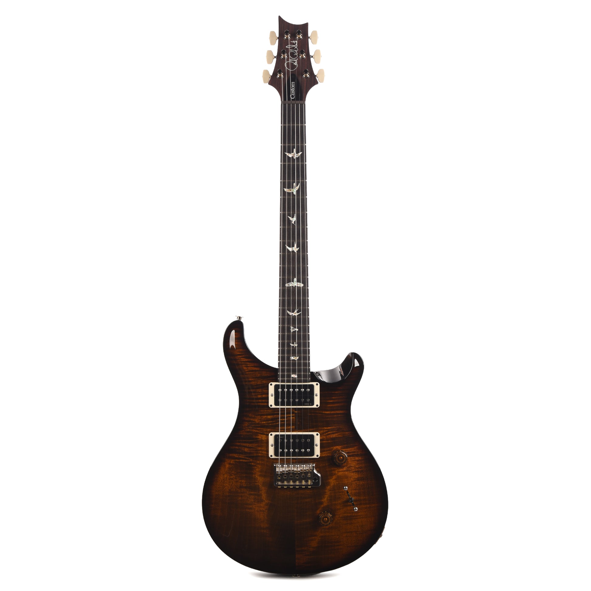 PRS Custom 24 Black Gold Wraparound Burst Electric Guitars / Solid Body