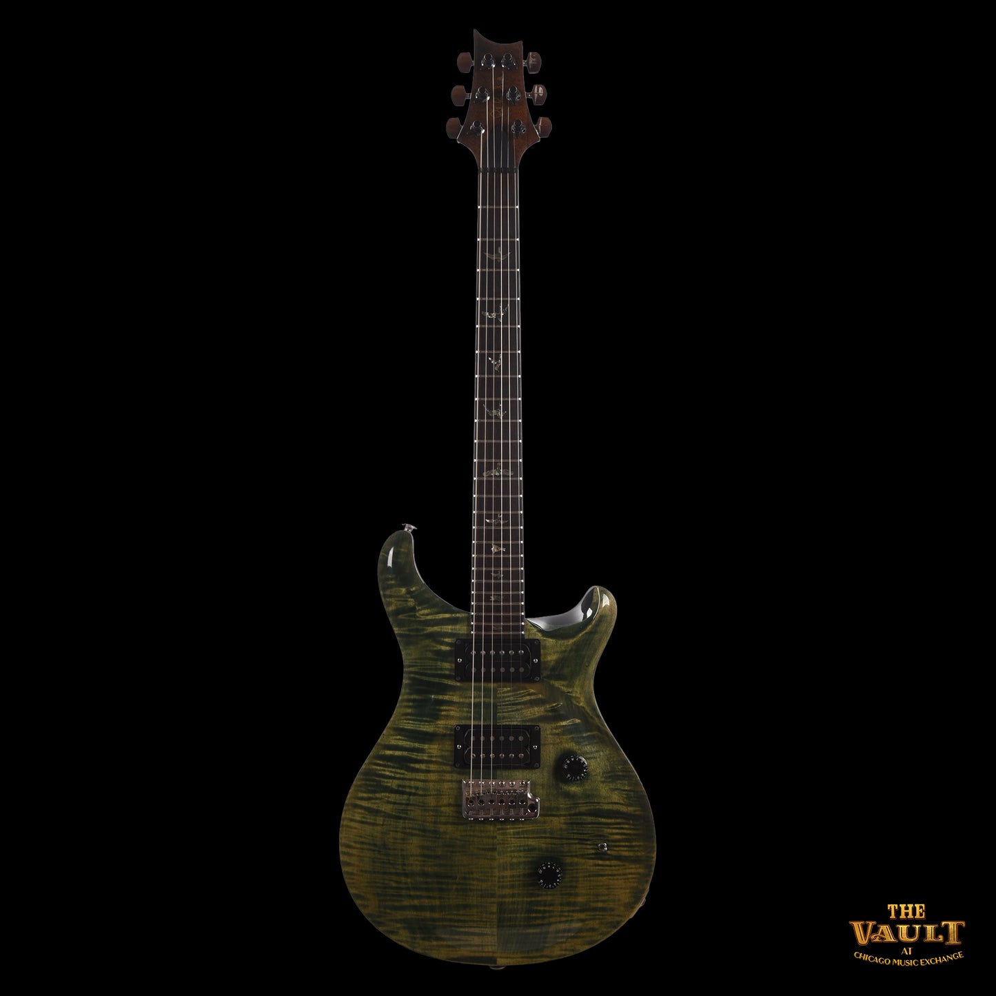PRS Custom 24 Emerald 1986 Electric Guitars / Solid Body