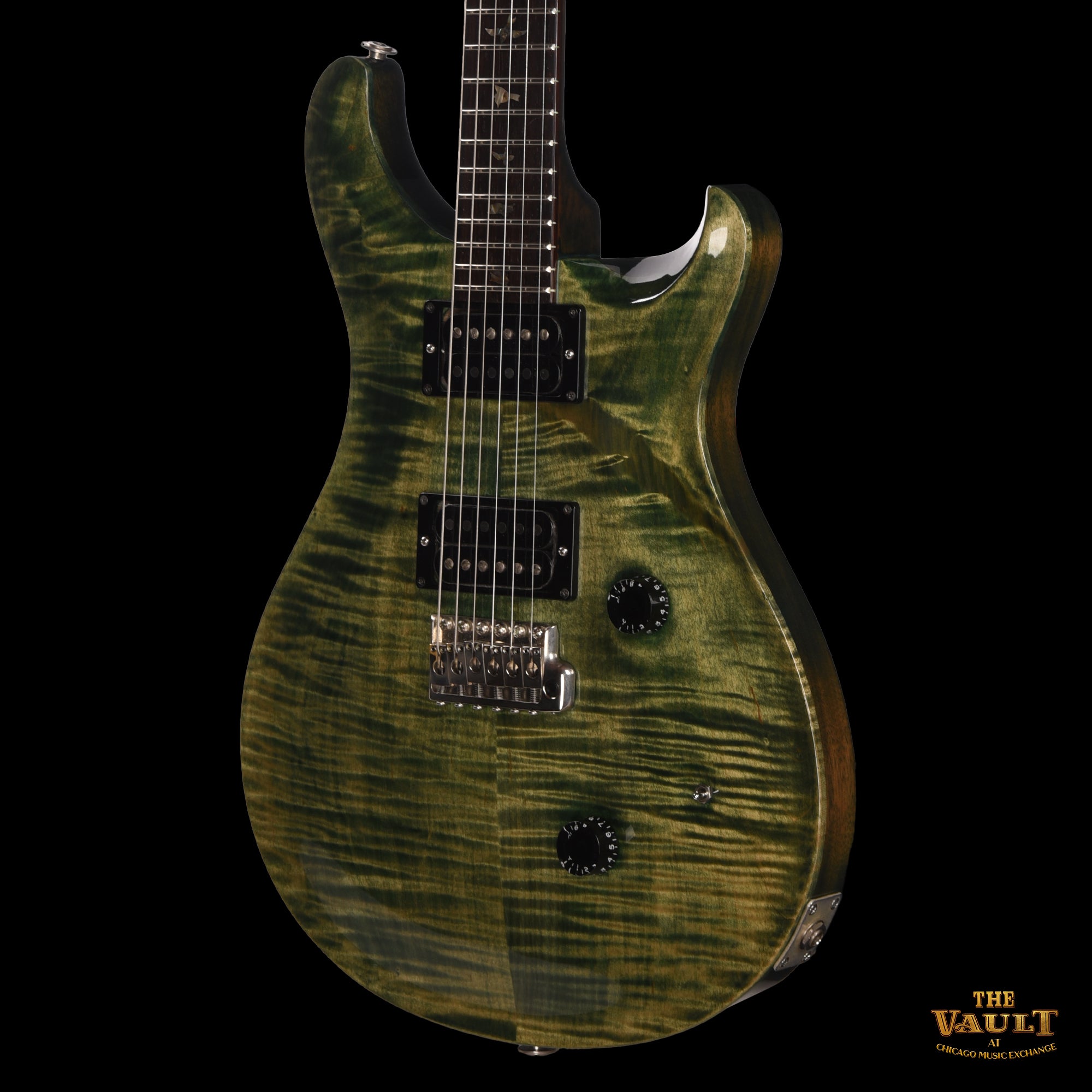 PRS Custom 24 Emerald 1986 Electric Guitars / Solid Body