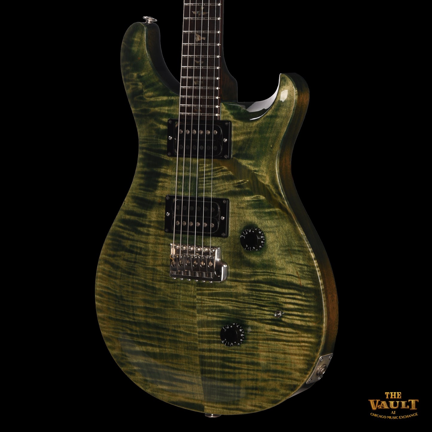 PRS Custom 24 Emerald 1986 Electric Guitars / Solid Body